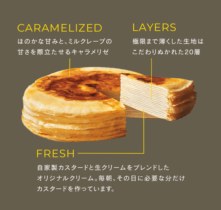 CARAMELIZED FRESH LAYERS